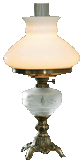 lampa naftowa z basenem kryształowym